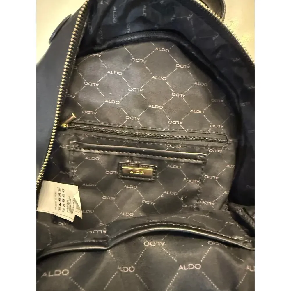 Aldo black quilted